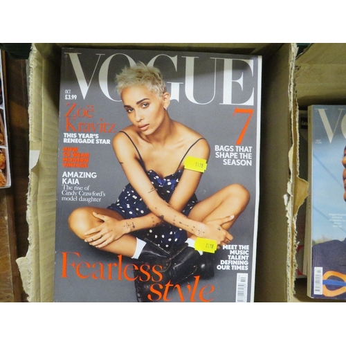 116 - A quantity of Vogue magazines