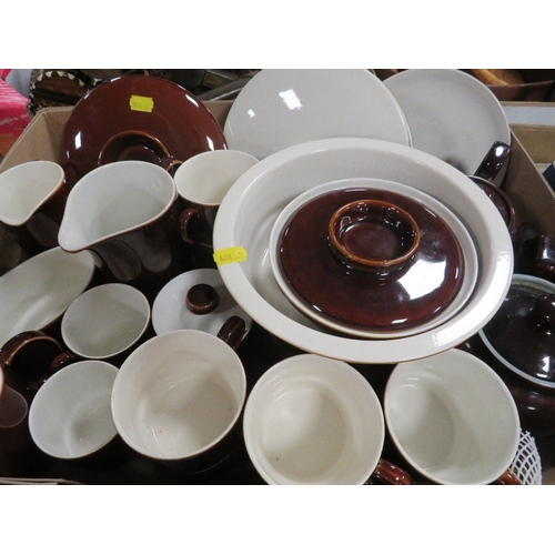 152 - Three trays of assorted ceramics to include Spode and Royal Doulton