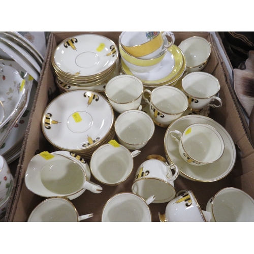 159 - A selection of Wedgwood Wild Strawberry tea/dinner ware to include placemats together with a tray of... 