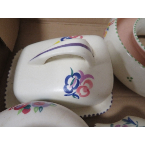 215 - A box of Poole pottery