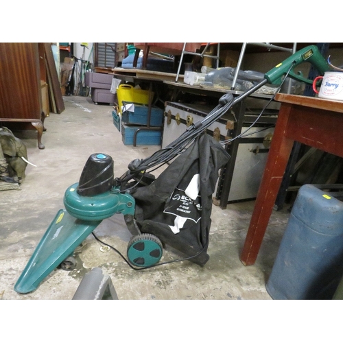 629 - A Coopers leaf vacuum together with a smaller Performance Powerhouse leaf blower / hoover, both in w... 