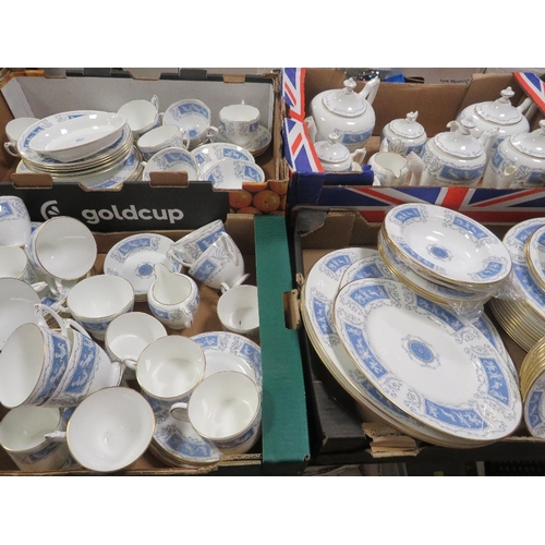 81 - A very large and extensive Coalport Revelry pattern tea /dinner service to include two tea pots, two... 