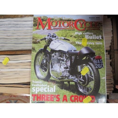 94 - A very large quantity over many boxes and trays of motoring interest magazines to include The Bullet... 