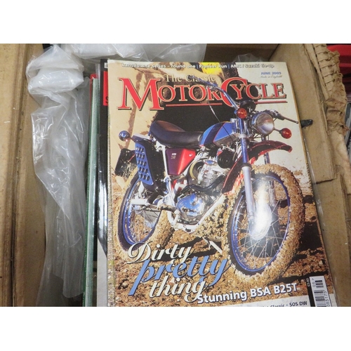 94 - A very large quantity over many boxes and trays of motoring interest magazines to include The Bullet... 