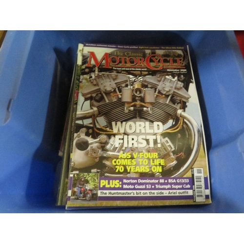 94 - A very large quantity over many boxes and trays of motoring interest magazines to include The Bullet... 