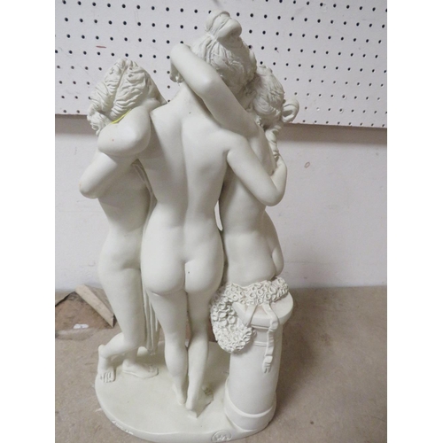 243 - A modern reproduction model of The Three Graces