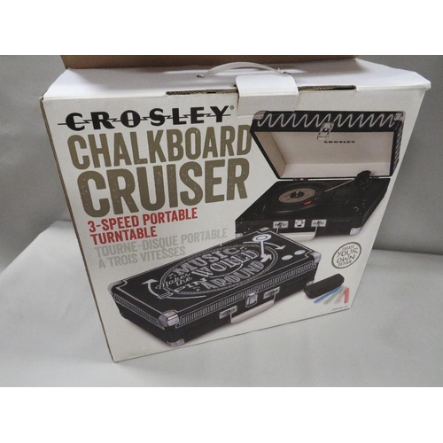 269 - A boxed Crosley three speed portable record player