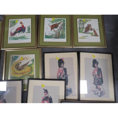 6 - A box of assorted prints to include humorous golfing examples