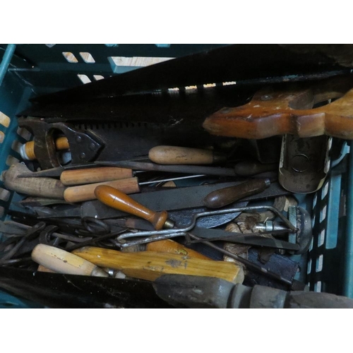 634 - Three trays of tools ( trays not included )