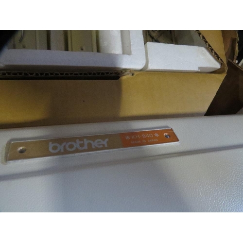 635 - A boxed Brother knitting machine