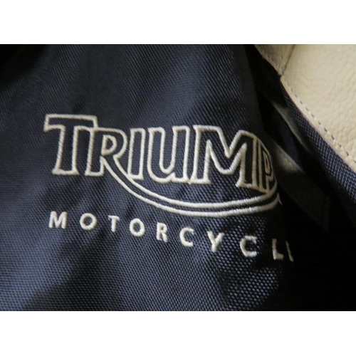 638 - A triumph motorcycle jacket size XXL