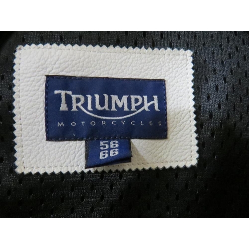 638 - A triumph motorcycle jacket size XXL