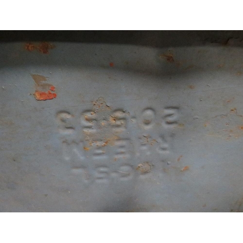 641 - Three jerry cans to include a US Army example, a British Army example with crows foot mark and a mod... 