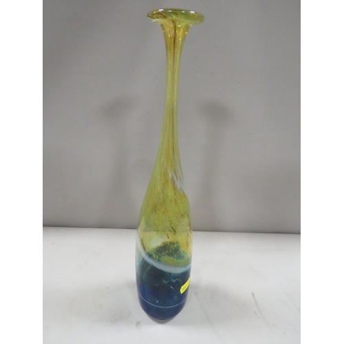 320 - Isle of Wight studio glass Aurene bottle designed by Michael Harris