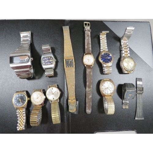 361 - A Quartus 1500 wrist watch in original box together a tray of assorted wrist watches A/F