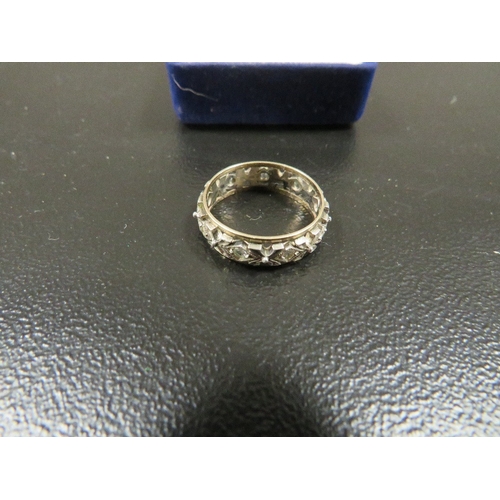 401 - A vintage eternity ring size P