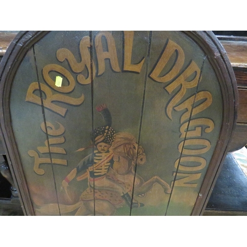 117 - A reproduction 'The Royal Dragoon Ales' sign