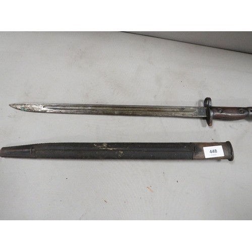 448 - An antique bayonet