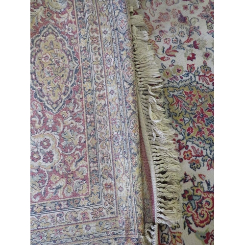 800 - A large woollen carpet approx. 276 x 276 cm