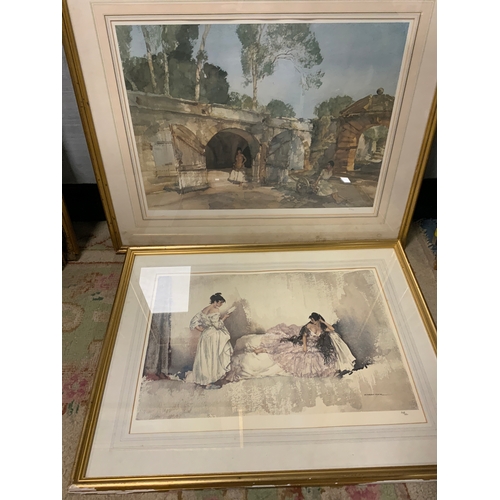 27 - Four large William Russell Flint coloured prints to include three limited edition  (4)