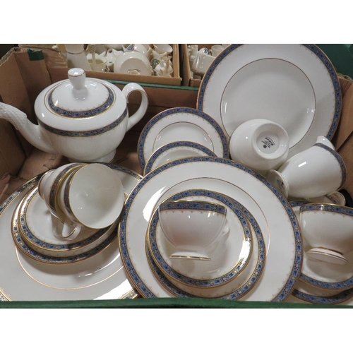 109 - A tray of Royal Albert Westbourne tea and dinnerware