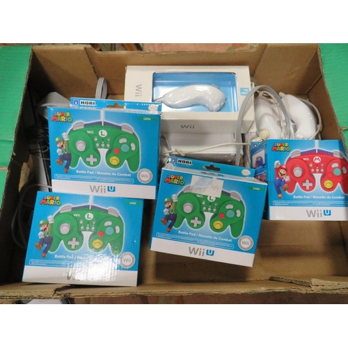 120 - Nintendo Wii controllers etc