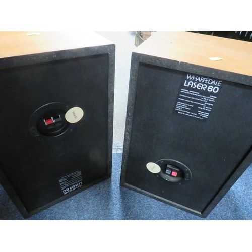 177 - A pair of Wharfdale laser range speakers - untested