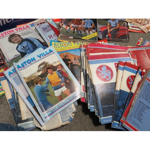 182 - A collection of vintage Aston Villa football programmes from 1957 to the 1980s, together with a sele... 