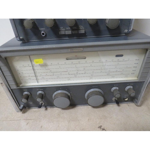 209 - An Eddystone receiver together with a smaller example and a HeathKit Megacycles example (3)