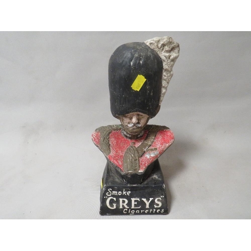 221 - A vintage 'Smoke Greys Cigarettes' advertising model A/F