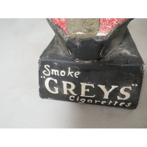 221 - A vintage 'Smoke Greys Cigarettes' advertising model A/F