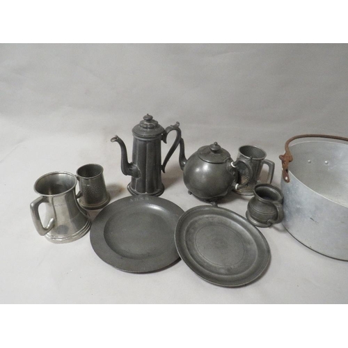 244 - A small quantity of metalware