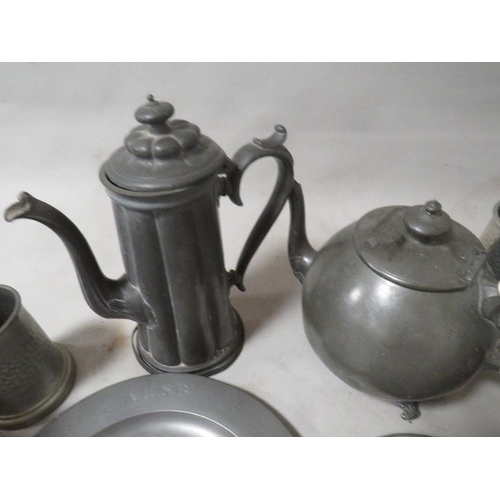 244 - A small quantity of metalware