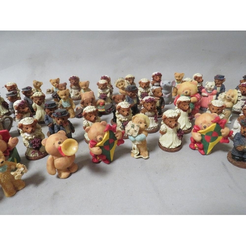 250 - A small tray of assorted Cherished Teddies figures