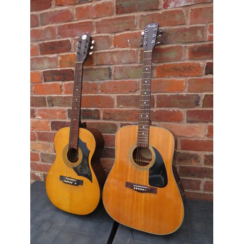 271A - Two vintage acoustic guitars, comprising a Fender DG-3 (95120253) and a K 320 example