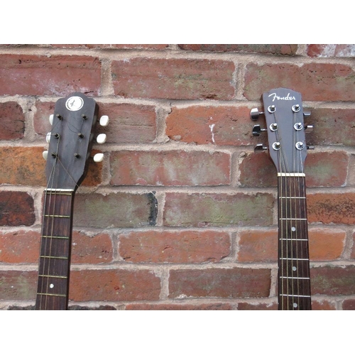 271A - Two vintage acoustic guitars, comprising a Fender DG-3 (95120253) and a K 320 example