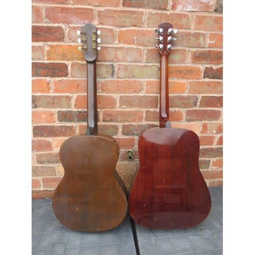 271A - Two vintage acoustic guitars, comprising a Fender DG-3 (95120253) and a K 320 example