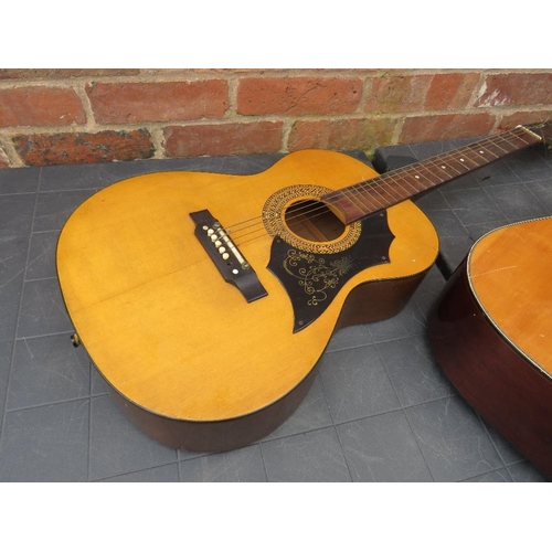 271A - Two vintage acoustic guitars, comprising a Fender DG-3 (95120253) and a K 320 example