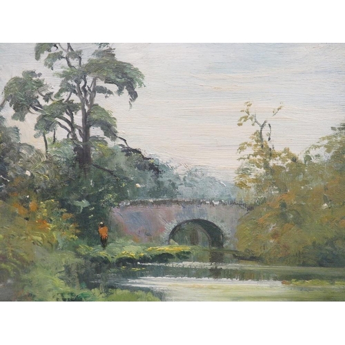 4 - Phyllis Morgans - a pair of impressionist oils on board 'Upper Slaughter' and 'Snowshill',together w... 