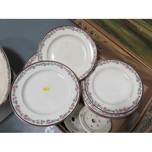 73 - Two trays of Booths dinnerware