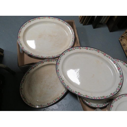 73 - Two trays of Booths dinnerware