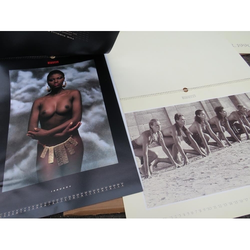 95 - Six boxed vintage Pirelli calendars