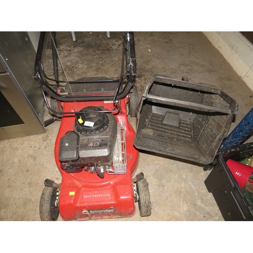 588 - A Sovereign petrol lawn mower