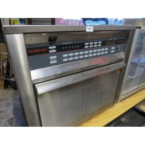 595 - A Merrychef industrial cafe oven