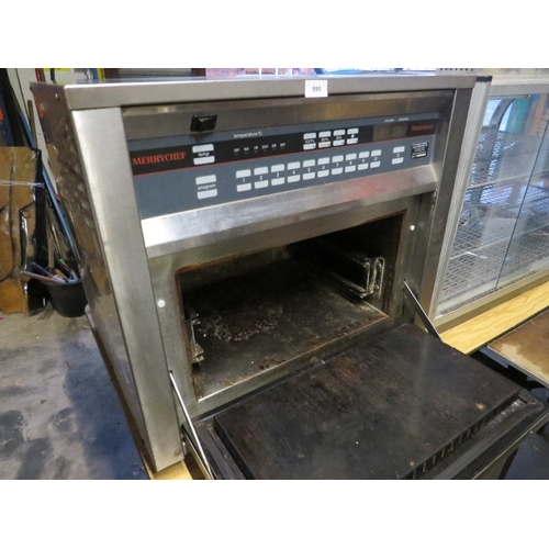 595 - A Merrychef industrial cafe oven