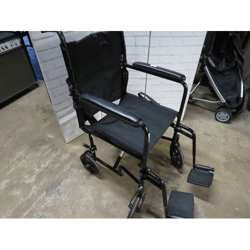 616 - A drive push along fold away wheel chair