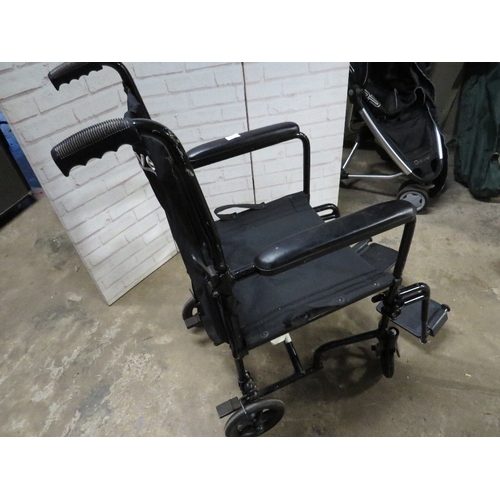 616 - A drive push along fold away wheel chair