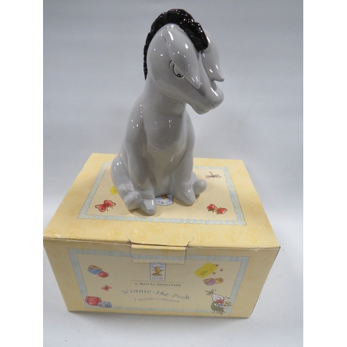 355 - A boxed Royal Doulton Winnie The Pooh 'Eeyore' money box