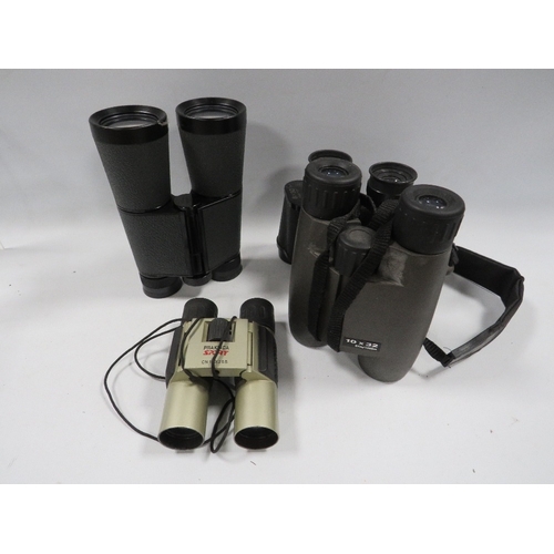 478 - A box of four assorted binoculars