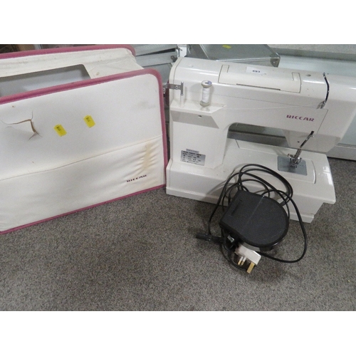 493 - A Riccar Ruby 7124 sewing machine (unchecked)